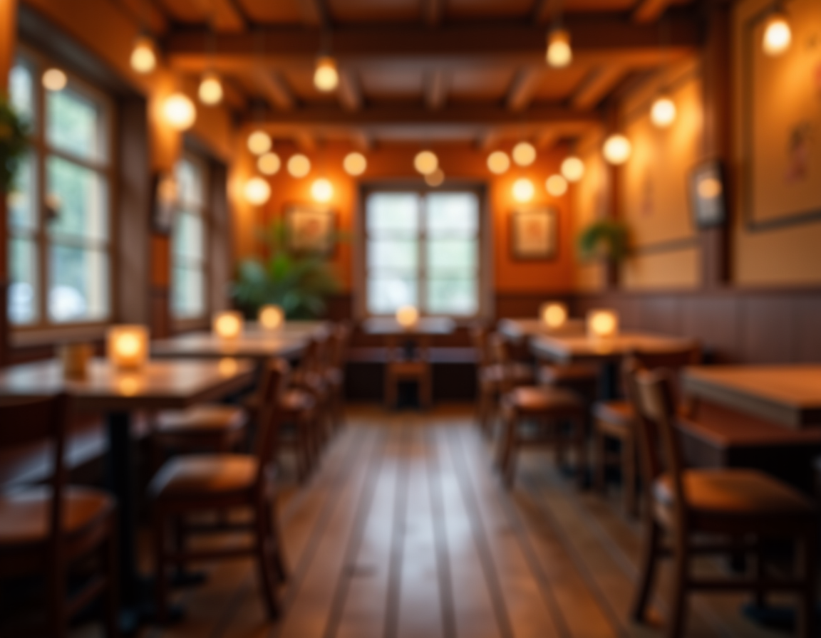 traditional cafe ambiance