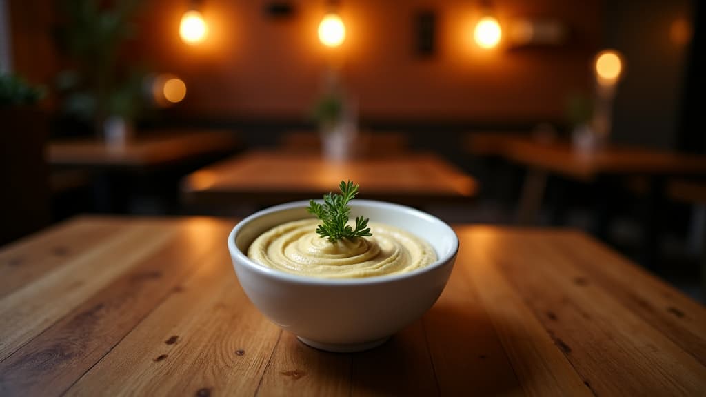 Platter of authentic Mediterranean appetizers and Georgian mezza spreads, including hummus