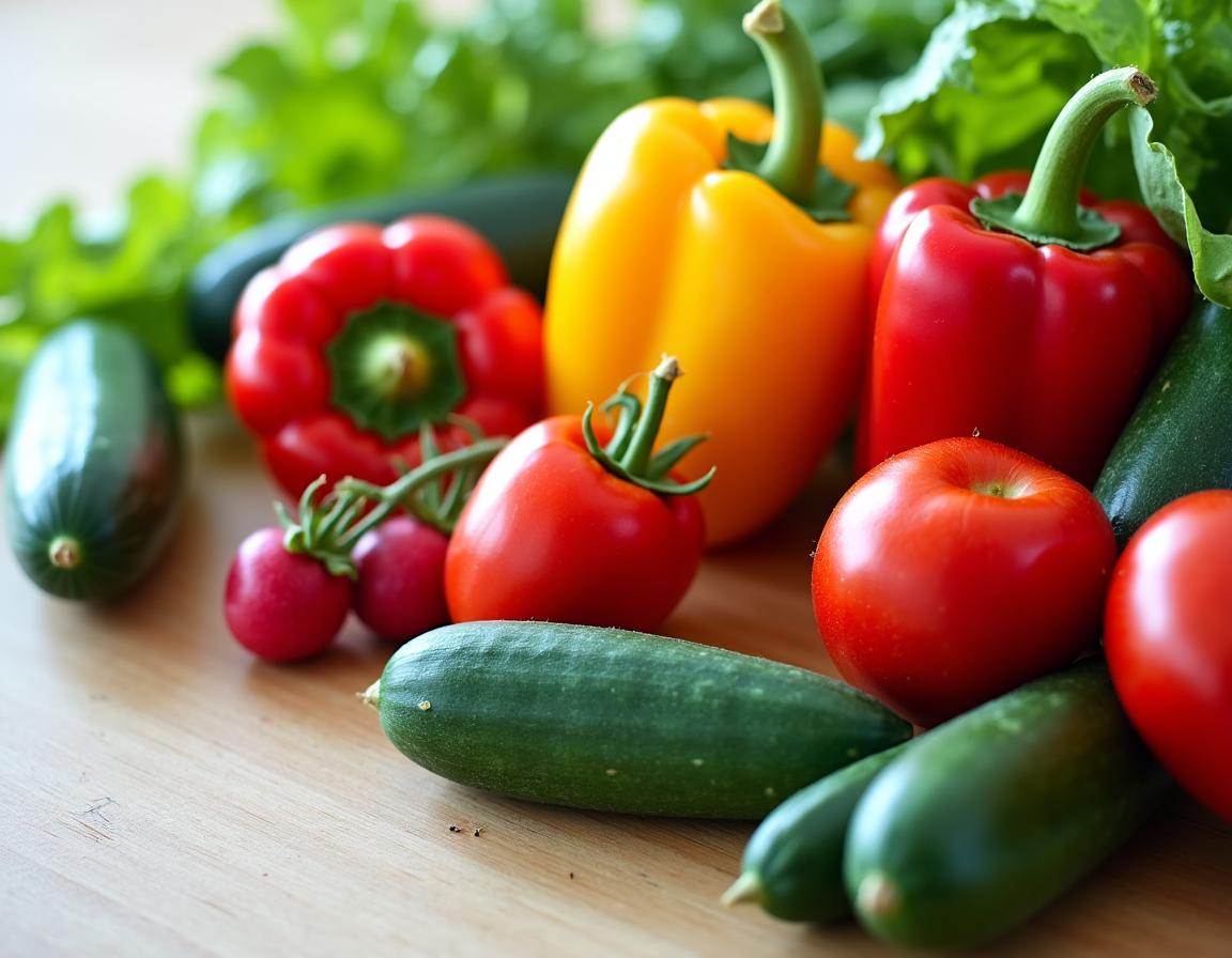 fresh ingredients vegetables caucasian cuisine healthy dining