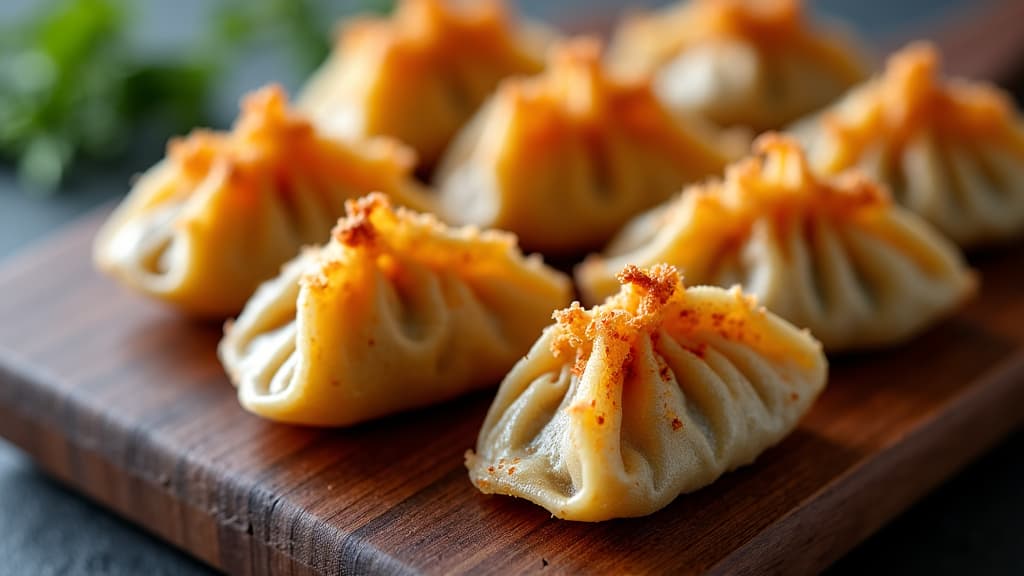 Crispy Fried Khinkali, a Georgian delicacy, served at Yerevan Bar and Restaurant in Carmichael