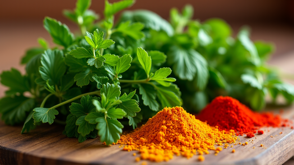 healthy Georgian food with fresh ingredients