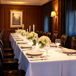 A family celebrating a special occasion in a private party room at Yerevan Sac