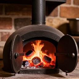 Charcoal oven tradition at Yerevan Sac in Carmichael. The traditional charcoal oven used for baking whole trout, imparting a subtle smoky essence that defines the authentic Caucasian cooking technique cherished by Sacramento diners.