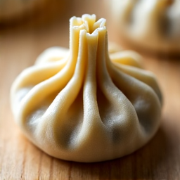 Fresh ingredients for Mushroom Khinkali. A vibrant display of fresh mushrooms, herbs, and spices, showcasing the quality ingredients used to craft our authentic Georgian vegetarian khinkali.