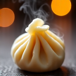 Handmade Georgian khinkali dumplings with spicy meat filling. Traditional cuisine, intricate folds, delicious filling.