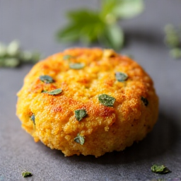 Handmade Falafel Crispy Perfection. Perfectly fried falafel showcasing its golden, crispy exterior, prepared fresh daily in Carmichael with authentic Armenian flair.
