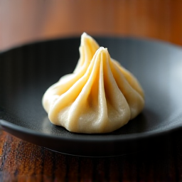 Handmade Khinkali dumplings, perfectly pleated and ready to be enjoyed, showcasing traditional Georgian culinary artistry.