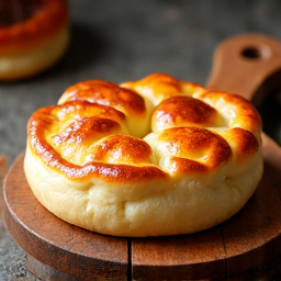 Imeruli Khachapuri served on a rustic table setting, capturing the warm ambiance near Carmichael Park