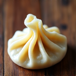 Hand-pleated Khinkali dumplings, showcasing the intricate folds and juicy filling, a staple of authentic Georgian cuisine made with traditional methods in Sacramento