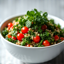 Vibrant Tabbouleh Salad with Fresh Parsley and Tomatoes, Sacramento