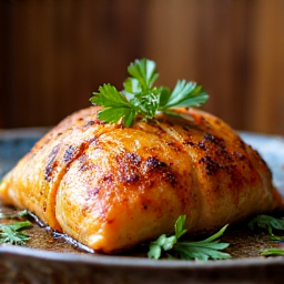Traditional Georgian Chicken Tabaka presented with a selection of authentic Caucasian side dishes, showcasing a complete meal experience.