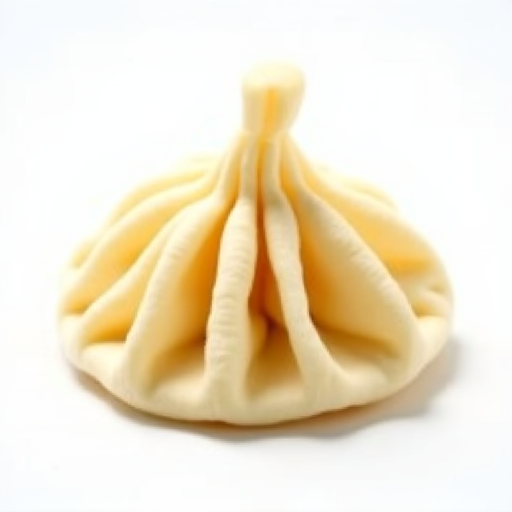 Authentic Georgian Khinkali. A close-up of handmade Georgian soup dumplings showing the intricate 19-pleat folding technique and traditional top knob used at Yerevan Sac in Carmichael.
