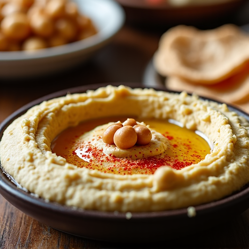 Traditional Mezza platter with hummus, mutabal, and fresh Armenian bread at Yerevan Sac in Carmichael.