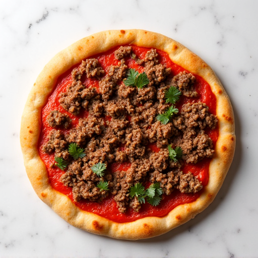 Chef preparing authentic Armenian Lahmajoun in Sacramento